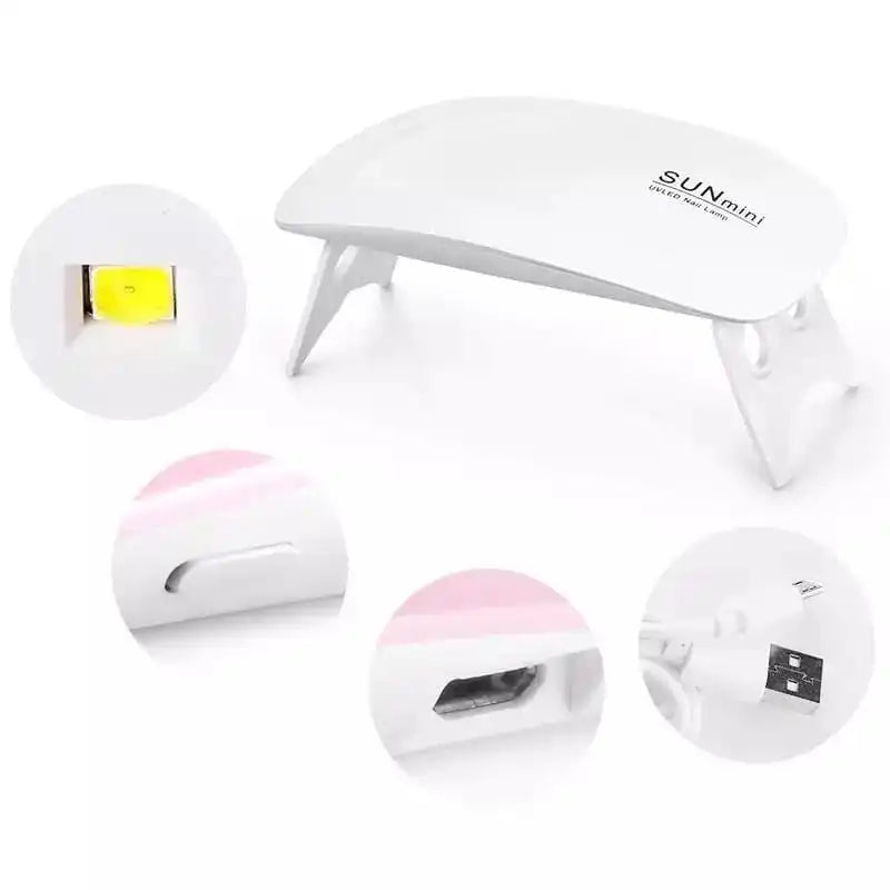 Cabine Forninho Sun Mini Estufa 6w Led Uv Portátil - SunGlow Mini®